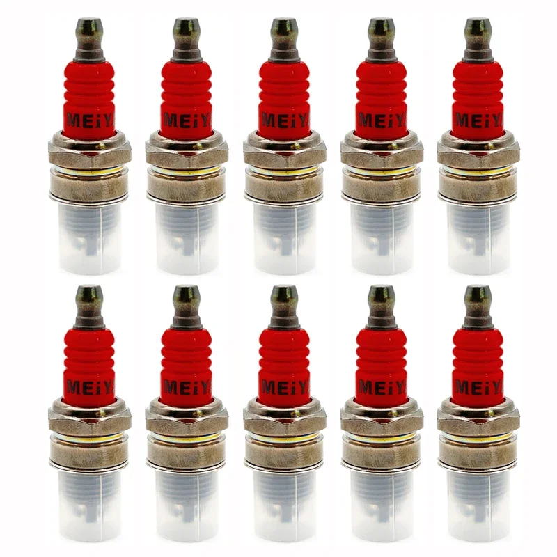 10 Pieces L7TJC Spark Plug for Gasoline Chainsaw and Brush Cutter