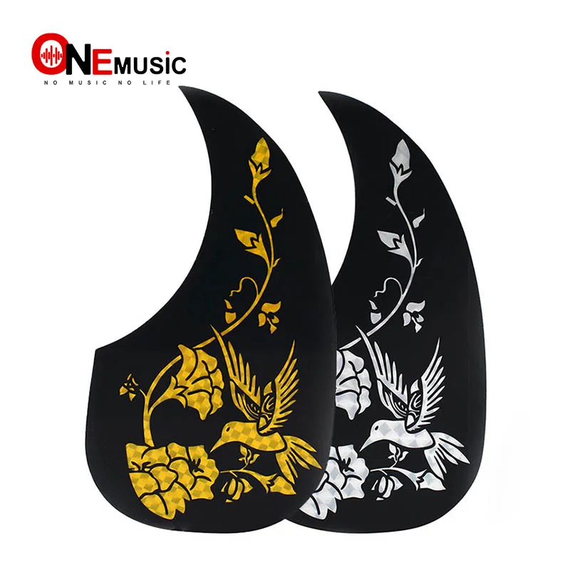 10pcs Comma Style Hummingbird Flower Pickguard Pick Guard Anti-scratch Plate for 40 