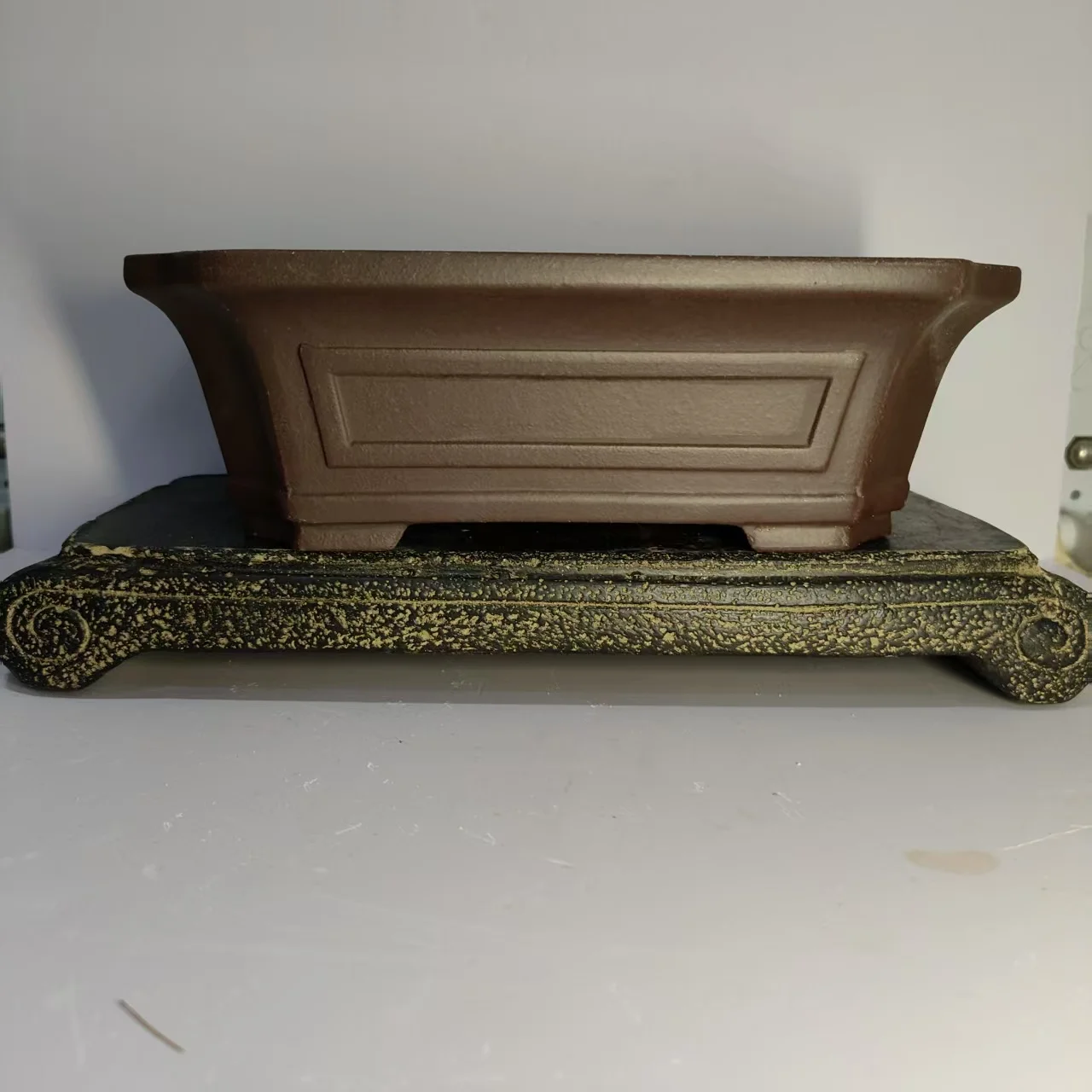 

2025 New Popular Rectangle Unglazed Yixing Purple Sand Bonsai Pot