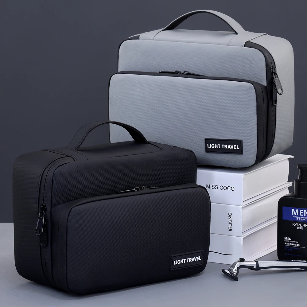 Hanging Toiletry Bag Large Capaci Waterproof Portable Travel Necessaire Case Cosmetic Bag for Men Women Cable Organizer Case