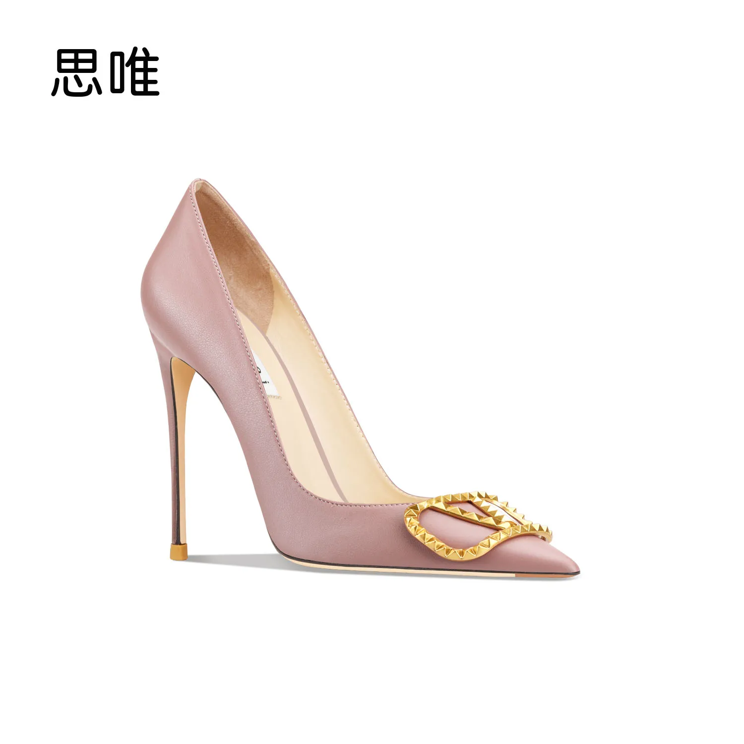 Obcasy dla kobiet luksusowe buty damskie 2024 New Leather High Heels Shoes Thin Heel Party Pointed Toe V Pumps Woman shoes women