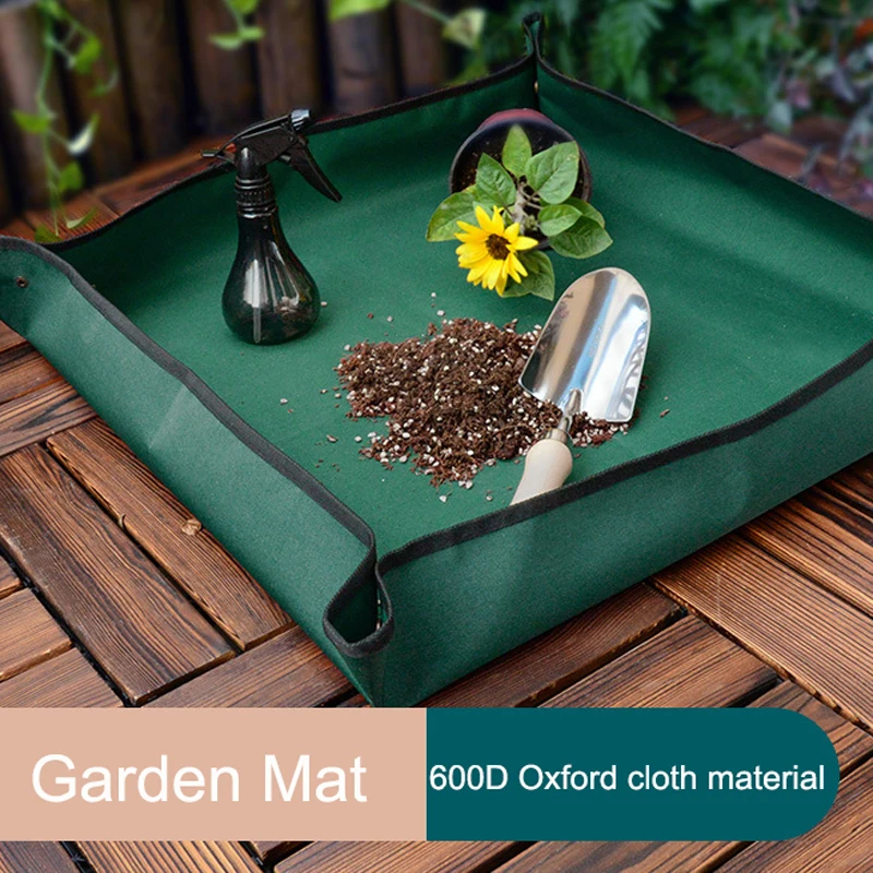 Tappetino per reottitura per trapianto di piante da interno e controllo dello sporco, vassoio per invasatura impermeabile, tappetino per invasatura succulente pieghevole,