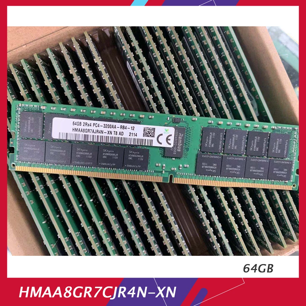 

1 шт. для SK Hynix RAM 64 ГБ 64 ГБ HMAA8GR7CJR4N-XN DDR4 3200 ECC REG PC4-3200AA RDIMM серверная память