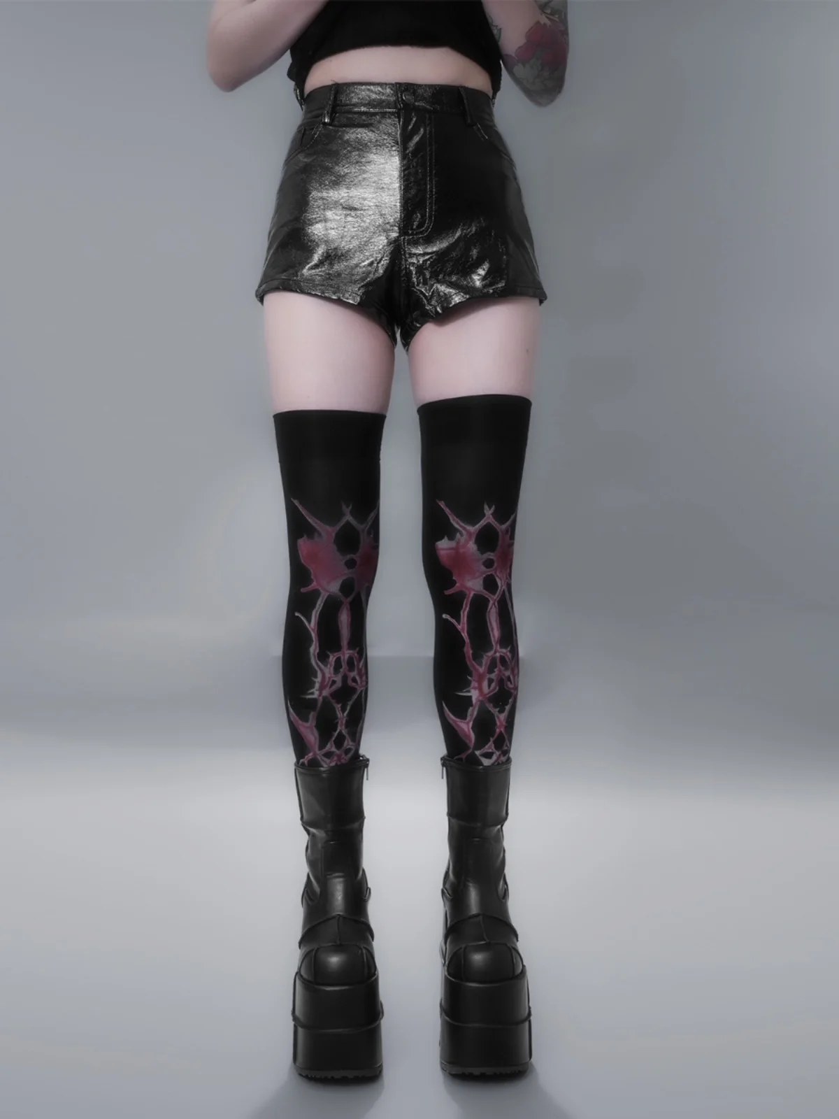 

Heavy Du Street Sle High Waist orts Vintage Proced Faionable Casual Pants for Women ort Length Other Material