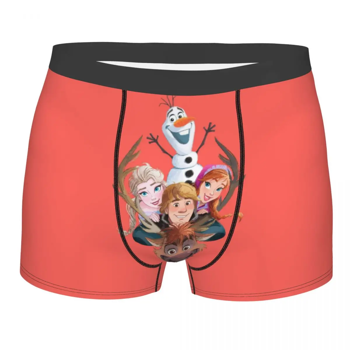 

Custom Frozen Cartoon Boxer Shorts For Homme 3D Printed Underwear Panties Briefs Breathable Underpants