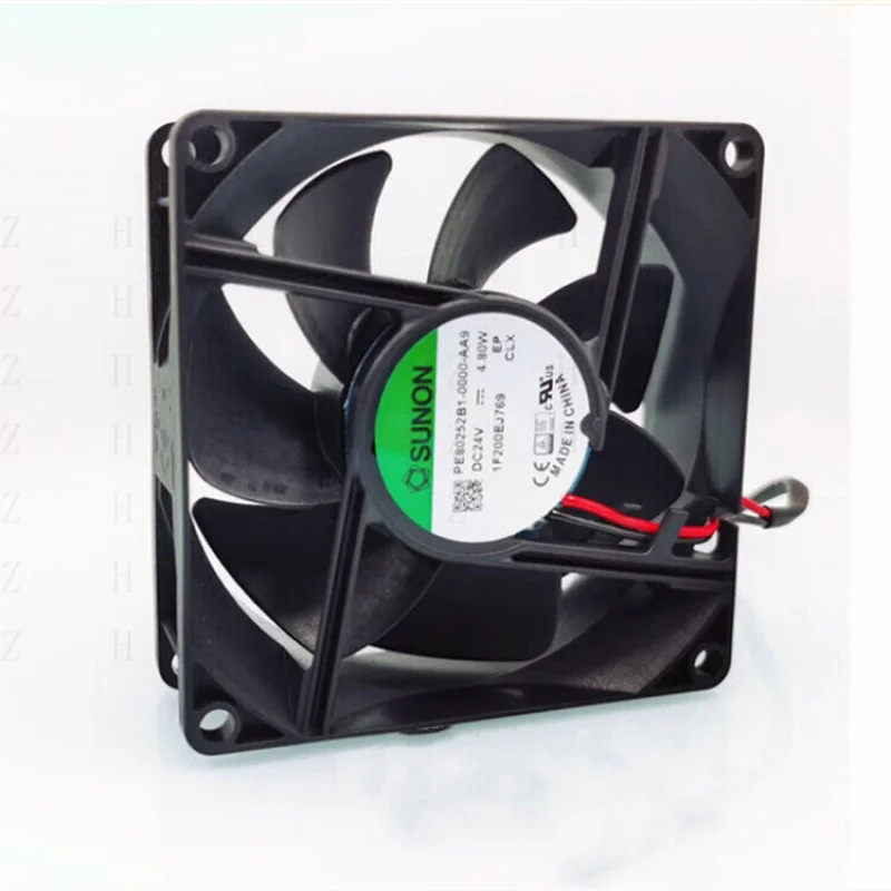 

ZZZZ For SUNON PE80252B1-0000-AA9 80*80*25MM 8CM 8025 DC24V 4.8W 2Pin Cooling Fan