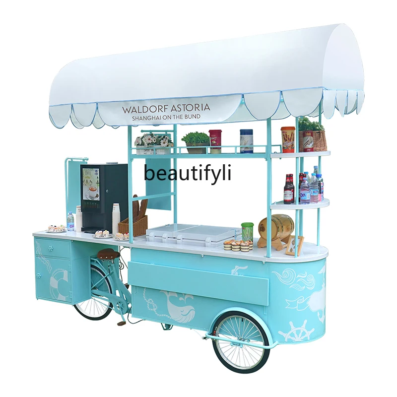 Coffee Truck Hot Pot Restaurant Western Restaurant Dining Truck Multifunctional Commercial Street Scenic Spot Food Sales Truck