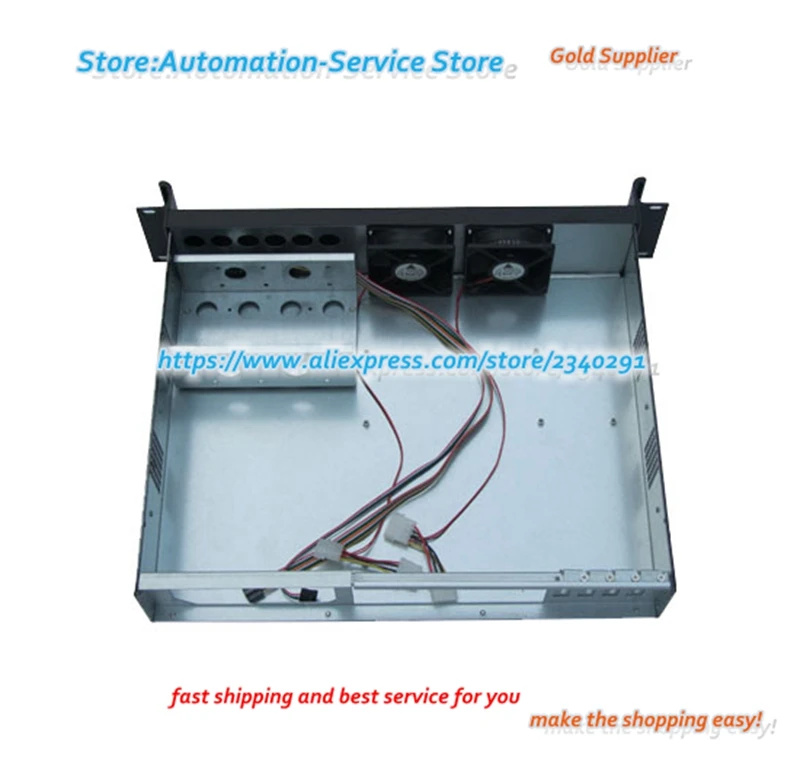 Il pannello in alluminio ultra corto 2U T3602 può essere un telaio come server del telaio di instradamento ROS del telaio Firewall