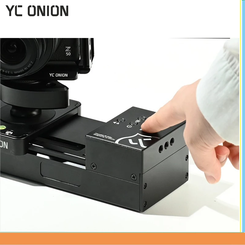YC Onion Chocolate Motorized Slider for Camera Phone DSLR APP Control Retractable Mini Portable Stabilizer for Camera