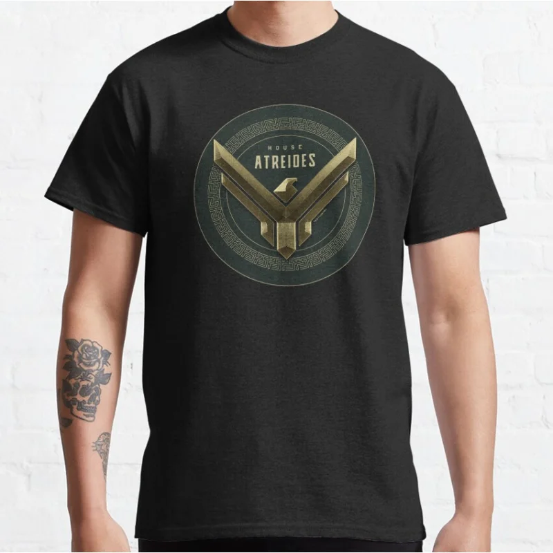 

Atreides Circle Eagle Retro scifi Dune Sand sandworm Gift t shirt for man Large size Tops 100% cotton printed Clothes S-6XL