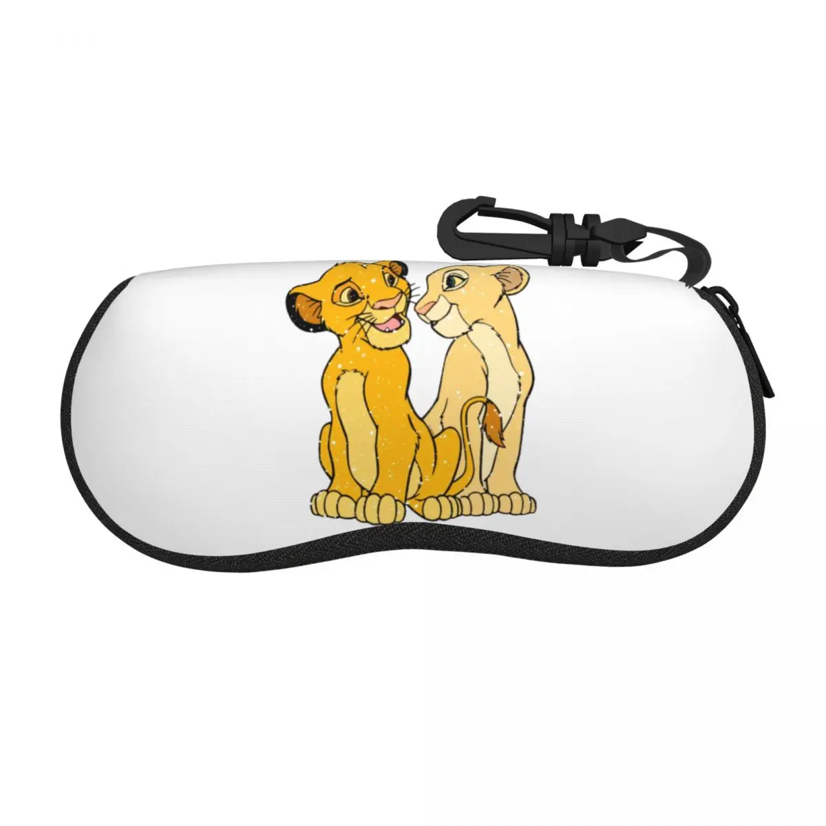 

Custom Baby Nala And Simba From The Lion King Shell Eyeglasses Case Cartoon Movie Hakuna Matata Sunglasses Box Pouch