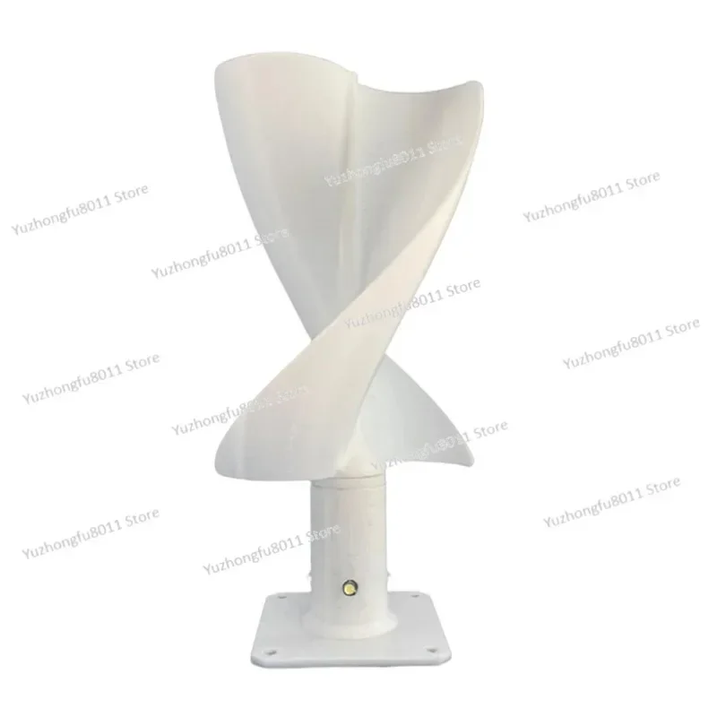 DIY Spiral Wind Turbine Model 20w Micro Wind Turbine with Led Light Vertical Wind Generator for Free Energy Education