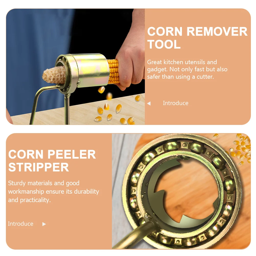 

Hand Crank Sheller Manual Corn Stripper Tool Lightweight Compact Design For Quick Kernel Removal Kitchen Gadgets Corn Peeler