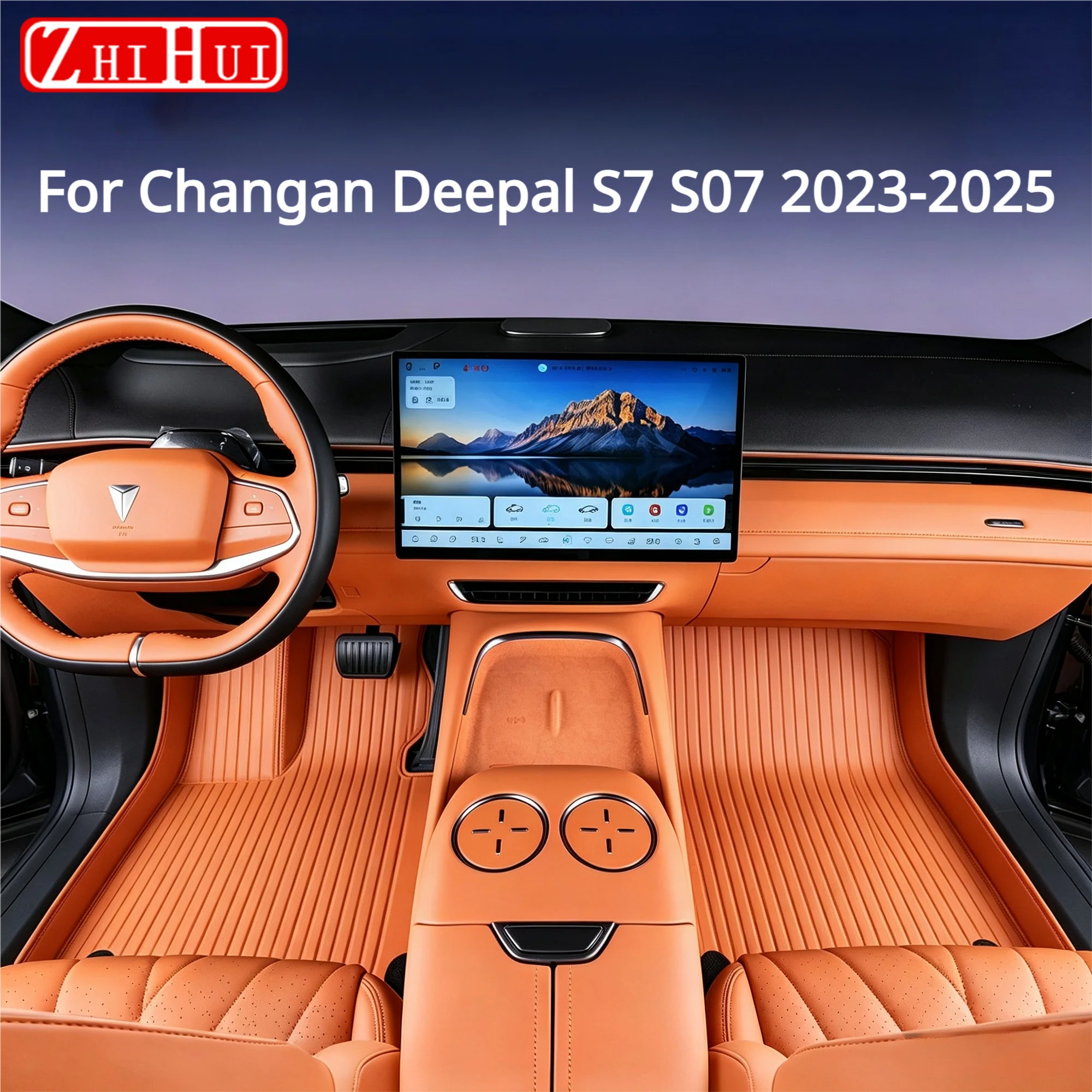For Changan Deepal S7 S07 2023 2025 Car Styling Full Coverage Floor Mats Carpets Interior Premium Anti-Slip Durable Accessories
