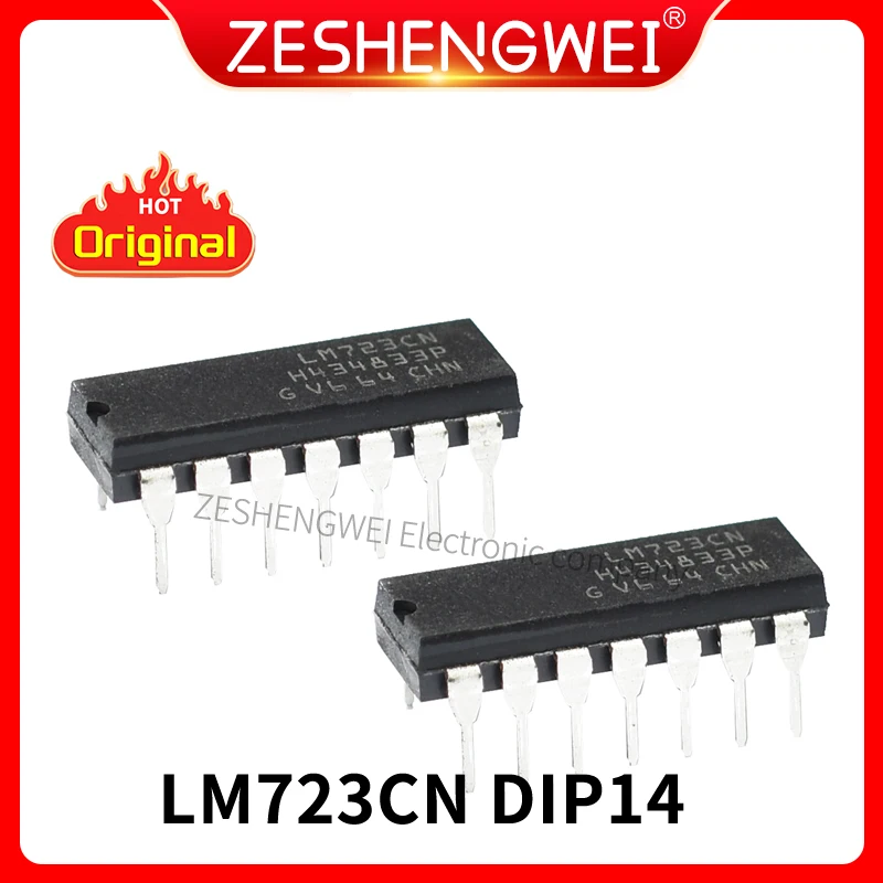 5PCS UC723L = LM723CN DIP14 LM723 DIP-14 MC1723CP DIP UA723 UA723CN IN STOCK