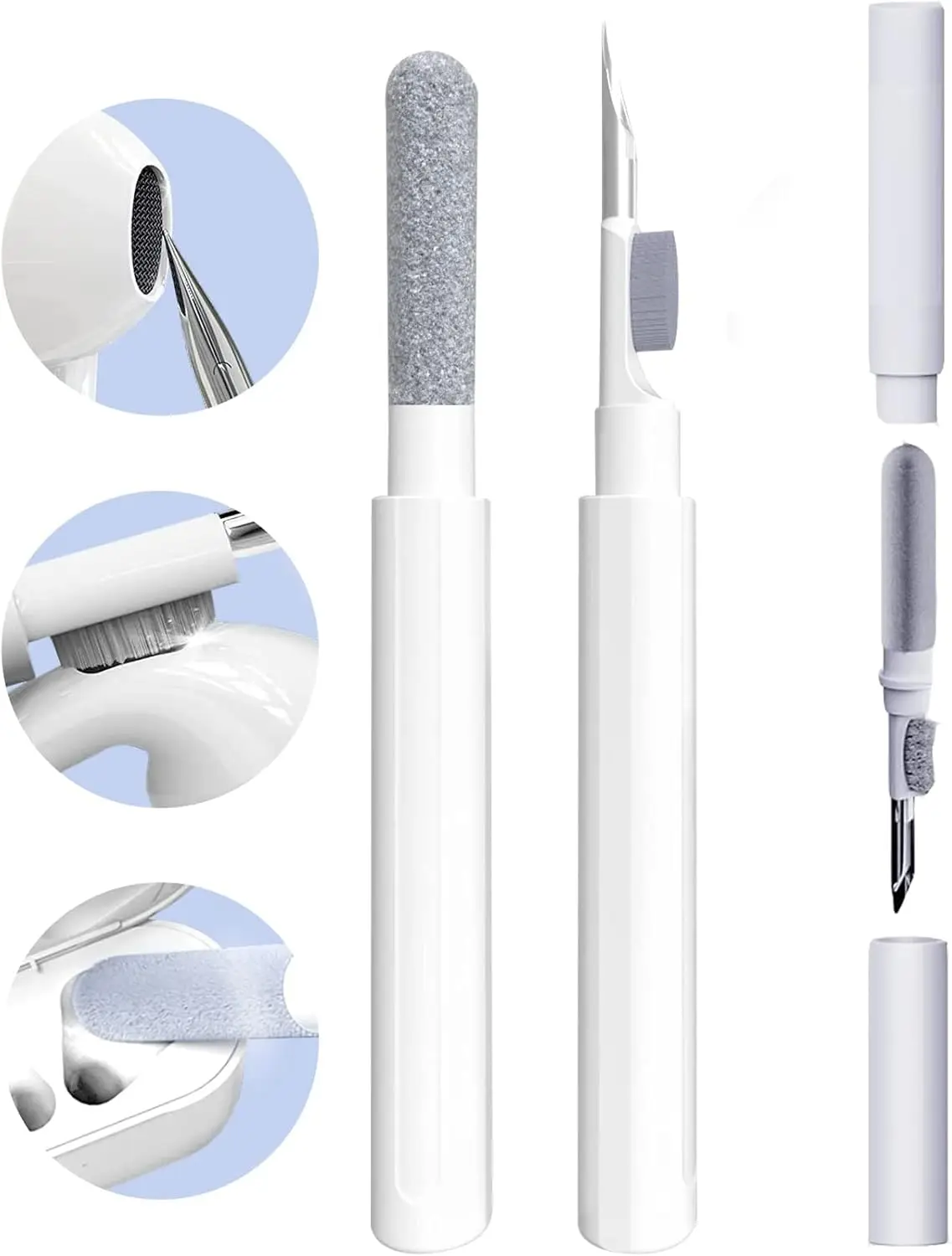 حافظة AirPods Pro الثالثة (2025) مع مجموعة أدوات تنظيف، غطاء آمن لمفتاح المفاجئة التلقائي لسماعات الرأس Fundas لأجهزة Apple AirPods Pro 3 ﻿