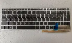 US Keyboard for HP Elitebook 850 G5 855 G5 750 G5 755 G5 750 G6 755 G6 zbook 15u G5 G6 non-backlit silver frame No trackpoint