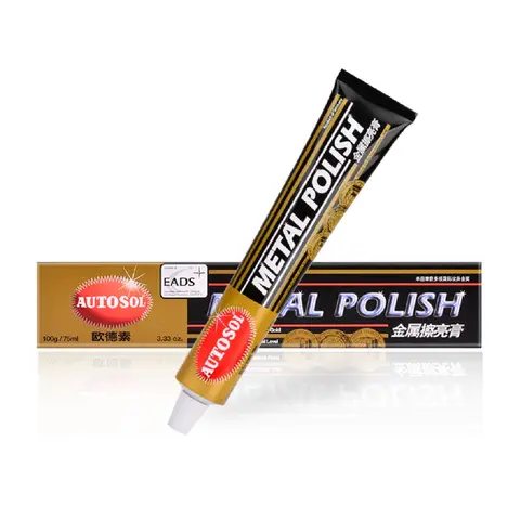 German AUTOSOL Metal Polishing Paste Scratch Repair Metal Band Bag Zipper Copper Food Grade For Polishing Tableware 50g/100g