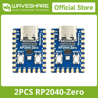 2 PCS Waveshare RP2040-Zero Based On Raspberry Pi Microcontroller RP2040 A Low-Cost High-Performance Pico-Like MCU Board