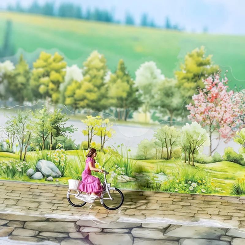 20 Sheets/Bag Cozy Daily Life Scenery PET Stickers Pack Scrapbook Journal DIY Planner Phone Case Notebook Decoration Craft Gift