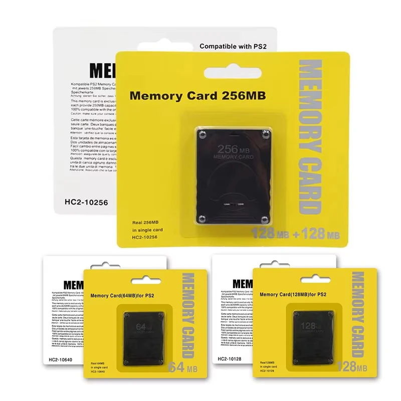 Tarjeta de Memoria Premium de 64, 128 y 256 MB, Compatible con Micro SD para Sony Playstation para PS2