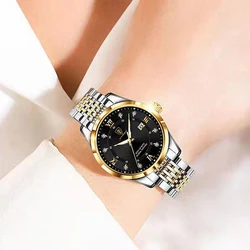 POEDAGAR Fashion Women Watches Luxury Waterproof Diamond Brand Stainless Steel Quartz Ladies Watch Casual Luminous Clock 2023