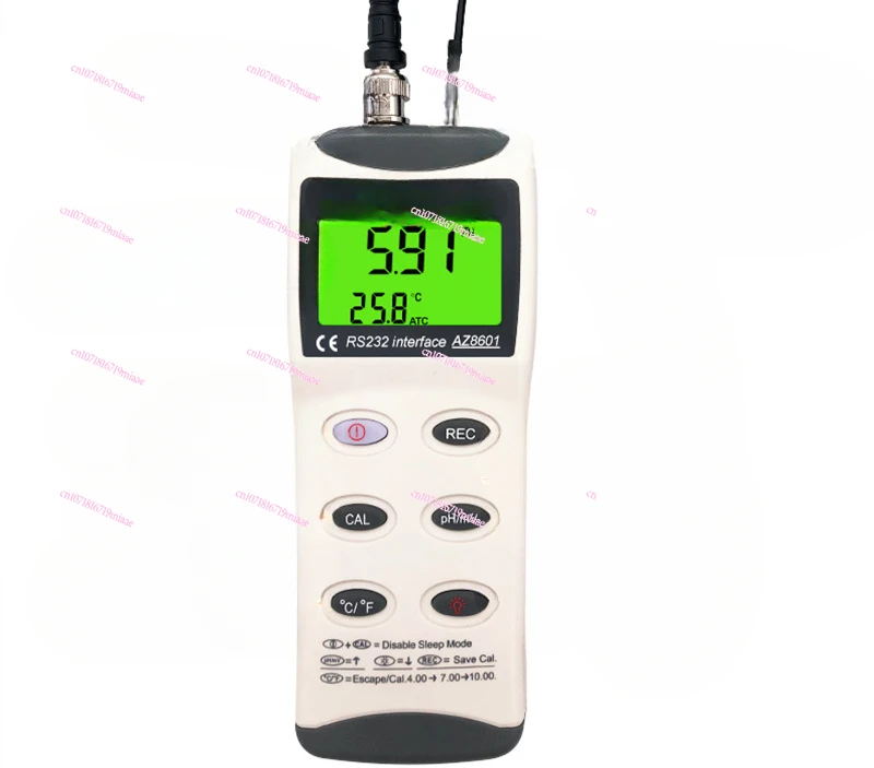 AZ8601 Handheld high-precision pH meter, acidity meter pH test pen pH value tester