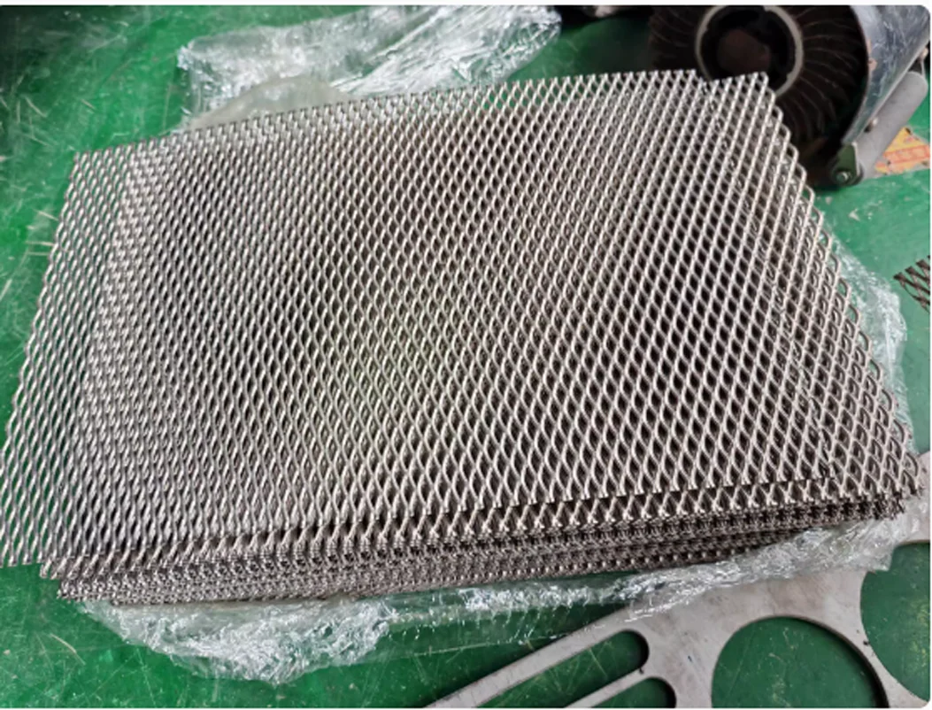 300mm X 300mm X 1mm New Metal Titanium Mesh Sheet Perforated Plate Expanded