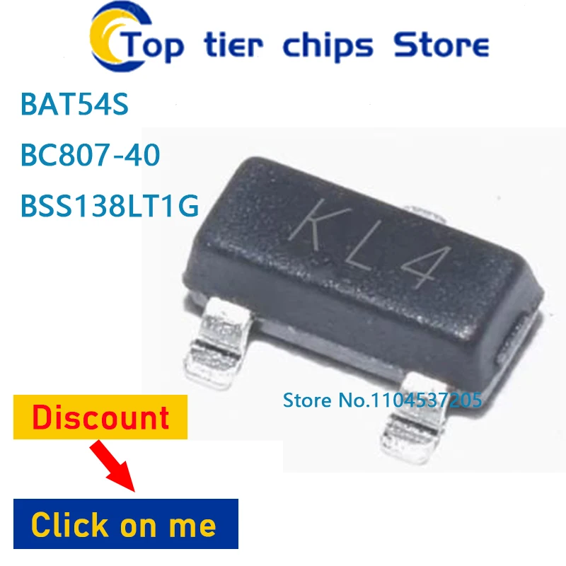10PCS/LOT  BAT54S BC807-40 BSS138LT1G SOT SOT23-3 100% NEW