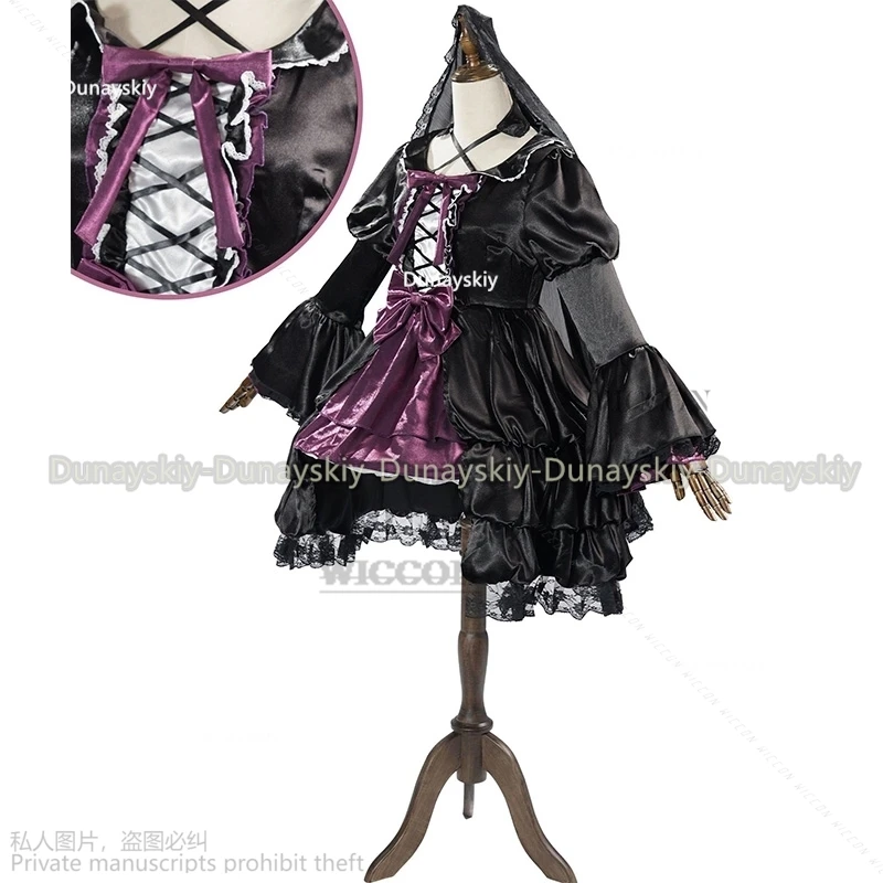 Puella Magi Madoka Magica Anime Cosplay fantasia para mulheres, Kaname Madoka, Akemi Homura, vestido Lolita, uniforme de festa de Halloween, terno adulto