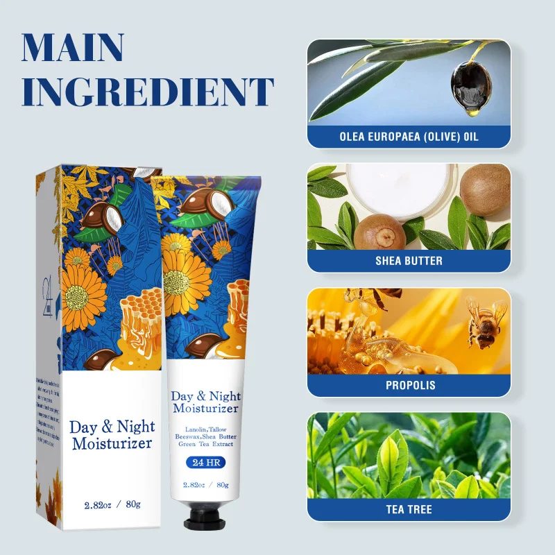 

Минеральный увлажняющий крем для лица 80 г Увлажняет смягчает кожу, омолажает, осветляет нежный увлажняющий крем для красоты