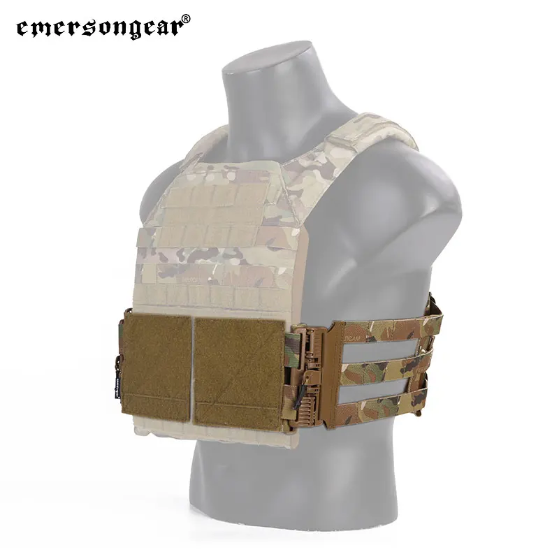 Emersongear Tactical Vest Single Point Quick Release Mesh Cummerbund Buckle ROC Waist Strap Belly Belt For JPC 419 420 Airsoft