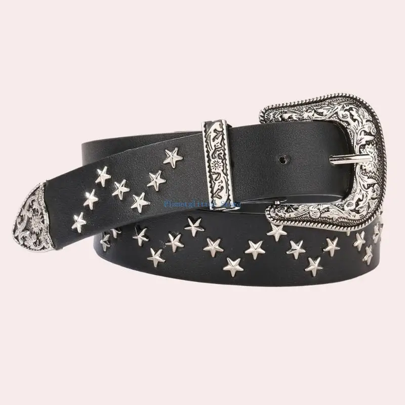 652B حزام خصر ملفت للنظر مع مشبك الإغاثة للكبار شخصية بولي أحزمة وسط للنساء معطف فستان طول قابل للتعديل