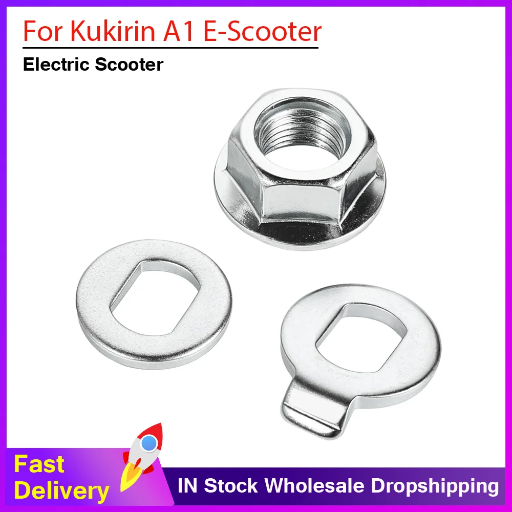 Image of Motorschraubendichtung mit Hakenstopper für Kukirin A1 Elektroroller, für Kukirin Roller Motormuttern, Edelstahl-Befestigungsmuttern und -Schrauben