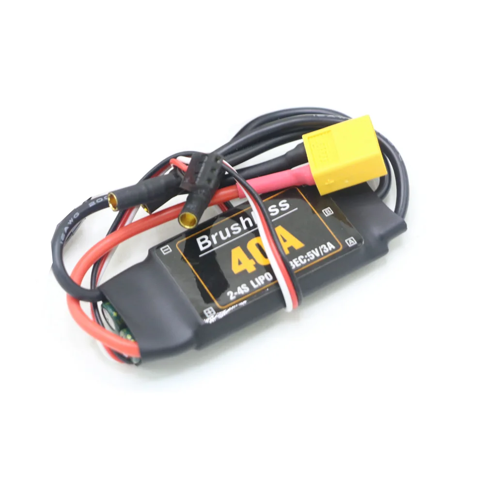1pcs Mitoot Borstelloze 40A ESC Speed Controler 2-4S Met 5V 3A UBEC Voor RC FPV Quadcopter RC Vliegtuigen Helikopter