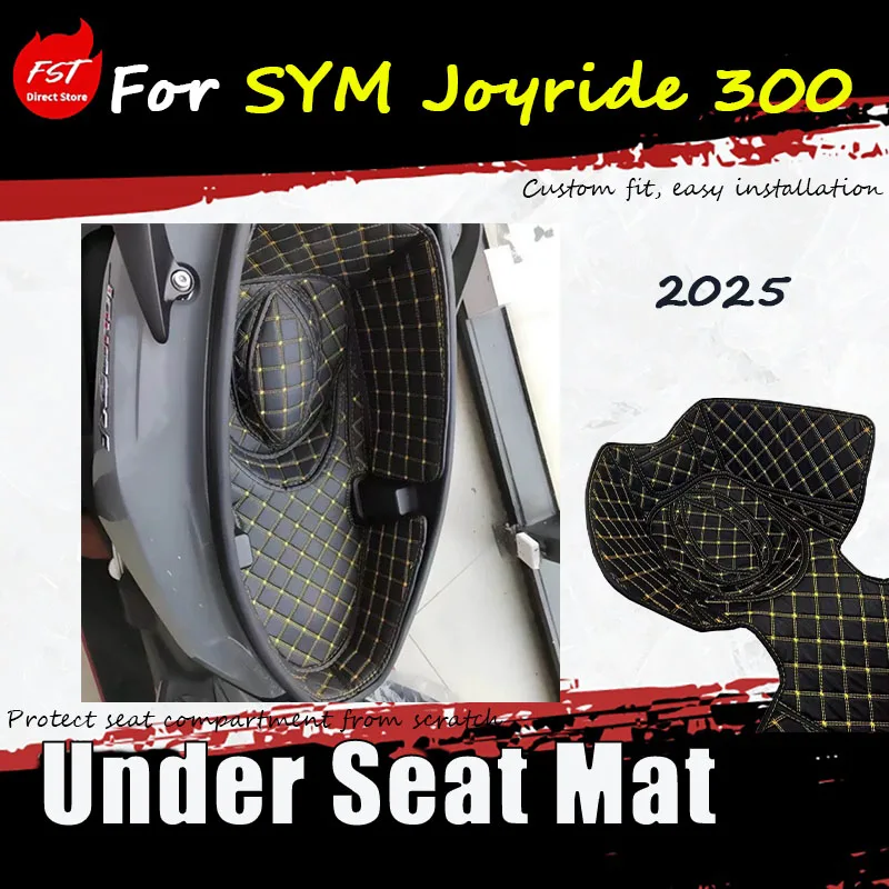 Para SYM Joyride 300, accesorios de modificación para motocicletas de 25 años de antigüedad, cojín de asiento acolchado, forro de la caja de almacenamiento del asiento