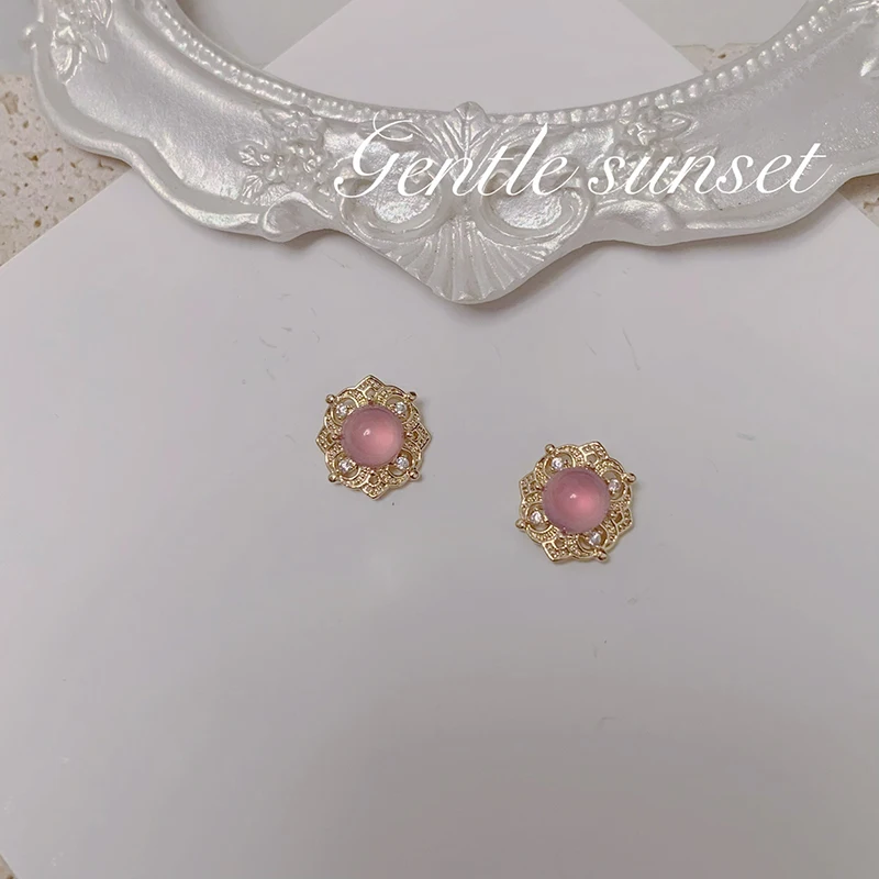 1 pièce de charme pour ongles Imperial Elegance, opale et zircone, style palais chinois, accessoires de luxe pour ongles