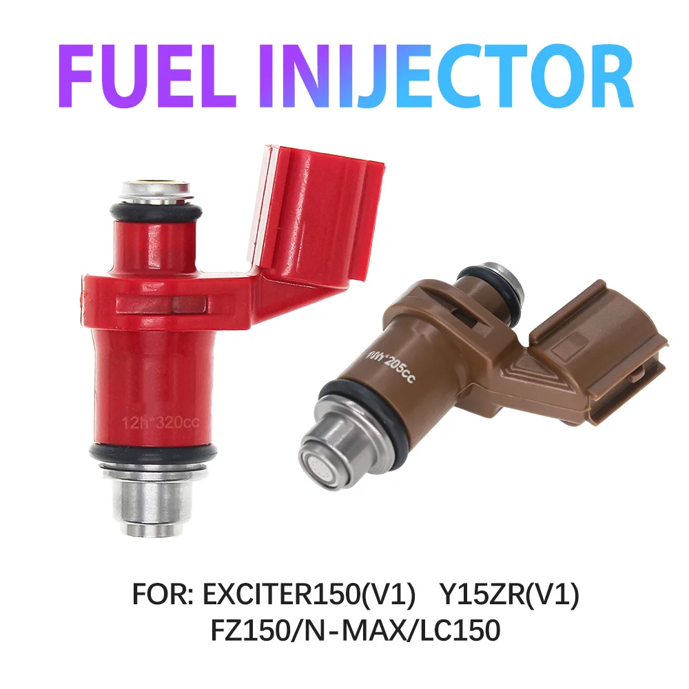 Red and Brown For Yamaha FZ150 8/12 Hole M SLAZ N-MAX LC150 Y15ZR EXCITER150 V1 M-SLAZ YZF-R15 Fuel Nozzle Injector