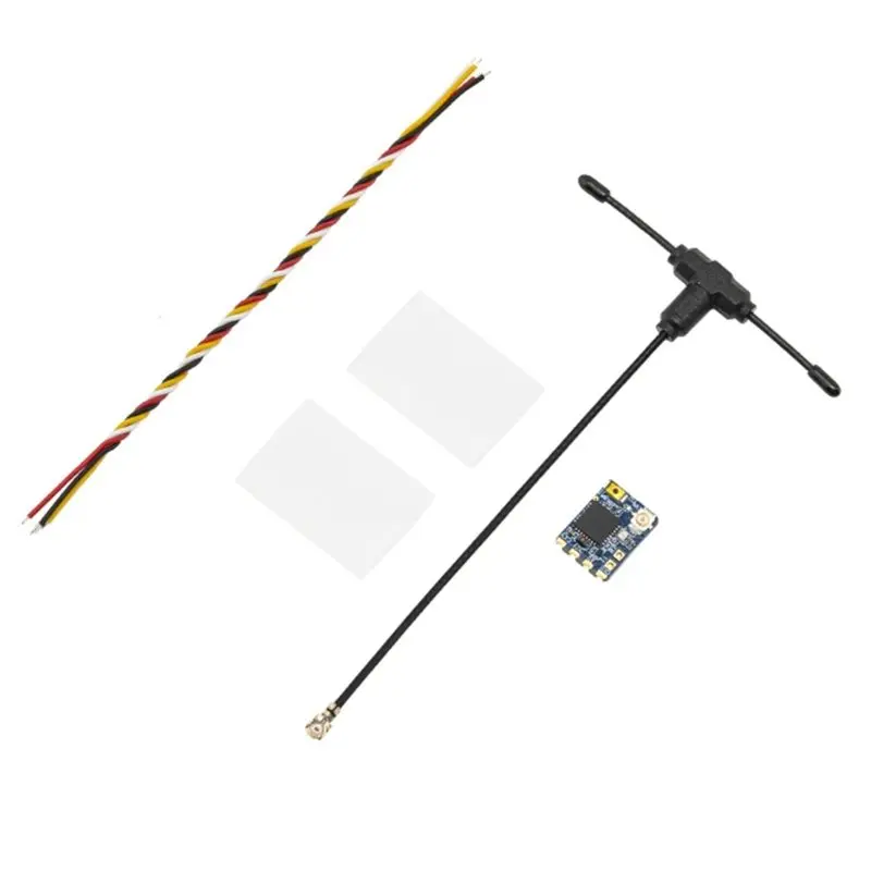 AEE7-For BAYCKRC RR2 ELRS 2.4G Receiver Expresslrs RX TCXO With 50Mm T Type Antenna For RC FPV Racing Long Range Drone