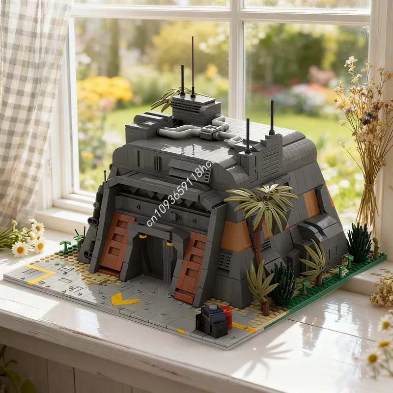 

1954 шт. MOC SW Bunker Barracks Scarif Star Battle Модель Строительные блоки Креативные рождественские подарки Идея игрушек Кирпич Дети День рождения