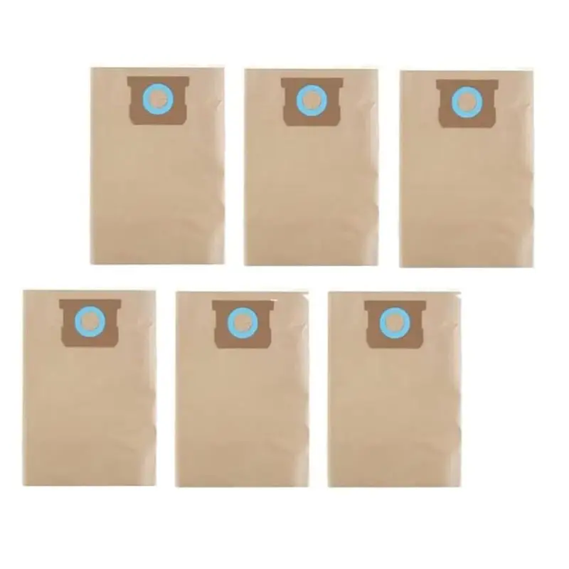 [ABFI!】 DXVA19-4101 Dust Filter Bags,Bags For Shop Vac 6-10 Gallon, Wet Dry Vac Accessories, Dust Collection Bag 6 Pack