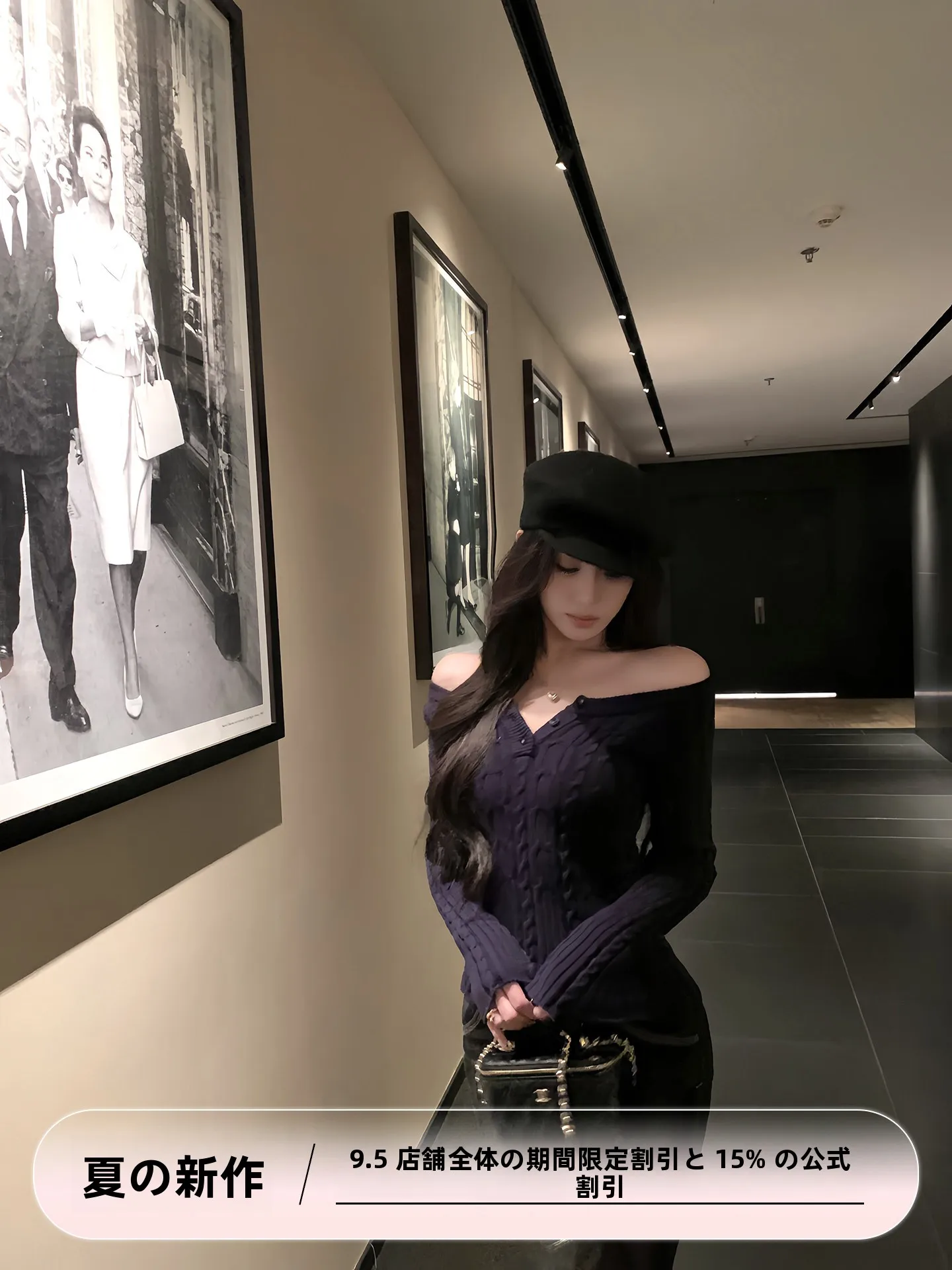 

YOYI FAN Cozy Knitted Sweater Teenage Girl Style Twist Shoulder Long Sleeve Short Body Slim Fit Warm Elastic Anti-Pilling