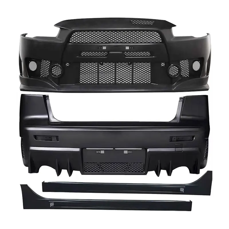 

FULI car parts Car bumper For Mitsubishi Lancer 2009-2015 Upgrade FQ Style body kit Front bumper Rear bumper Side skirt