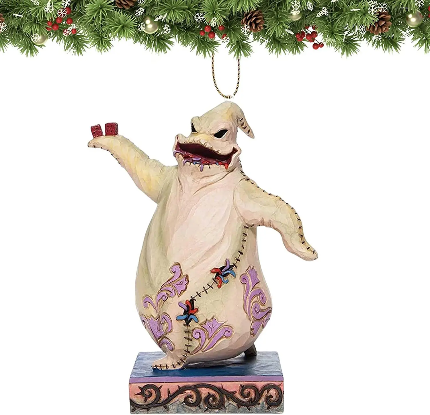 Disney The Nightmare Before Christmas Cartoon Tree Ornament Acrylic Plane Pendant Accessories Jack Sally Decor Kids Xmas Toys