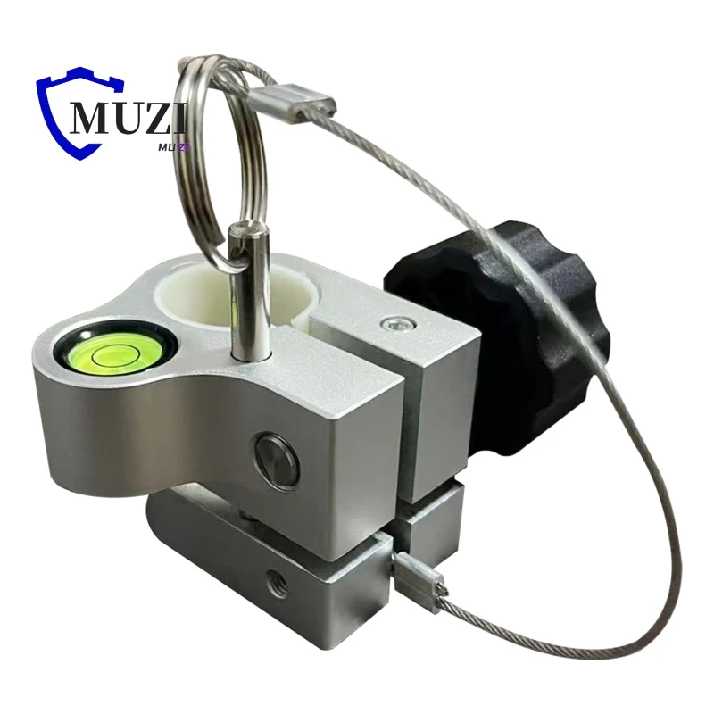 Level Bubble Vial Metal Seat Lock Mechanism Features Built-In With Locking Pin Twist 25mm Carbon Fiber Telescoping Pole Rod