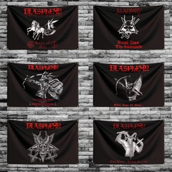 3x5 Ft Heavy Rock Band-B-blasphemys Flag Polyester Digital Printing Banner for Bedroom Wall Art Out Door Tapestry Decoration