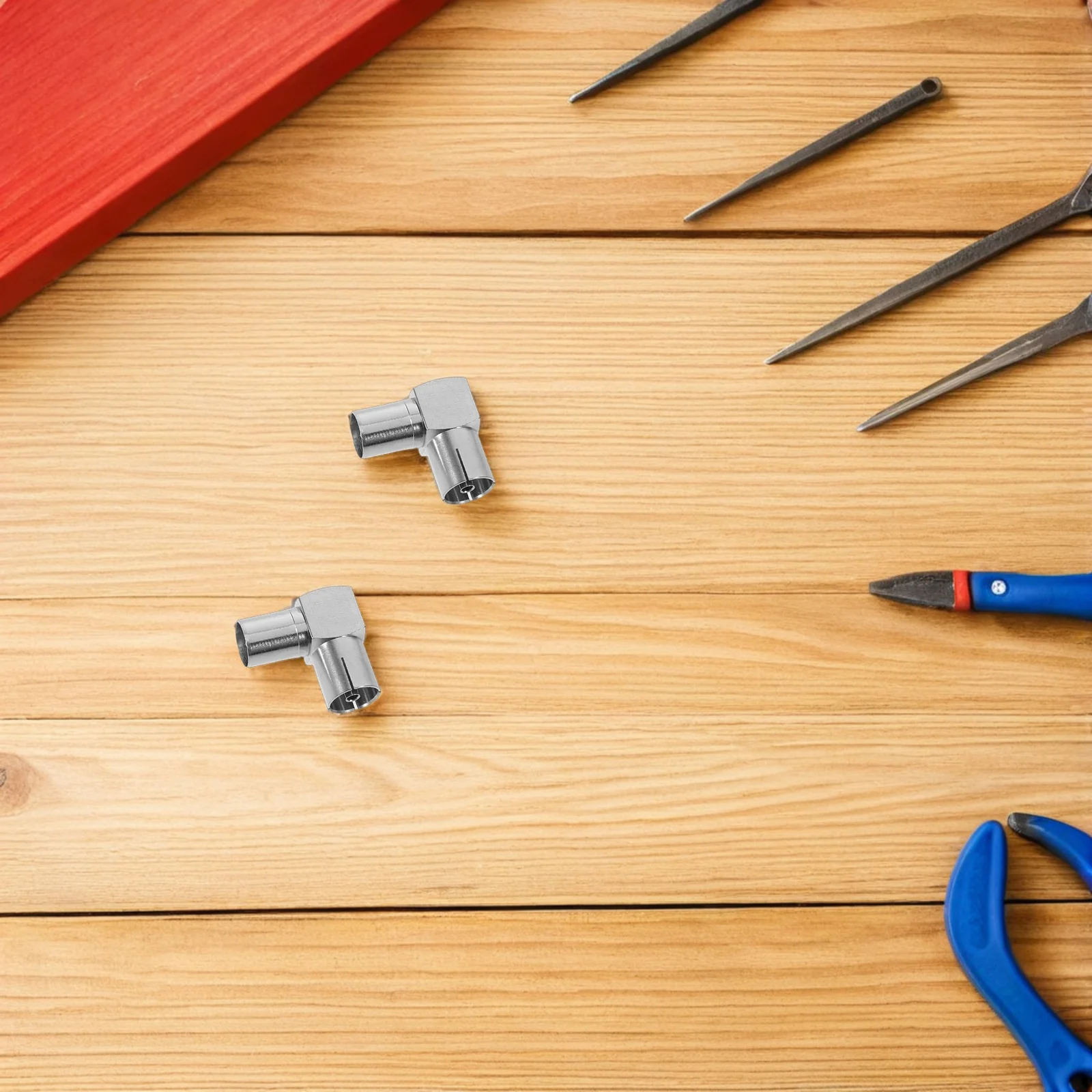 

10Pcs Signal Adapter Right Angle Coax Connector Sturdy Cable Adapter Connectors for Reliable Tuner Antenna Connection