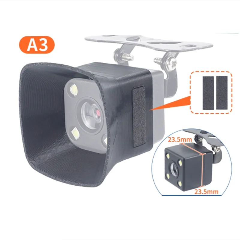 

Универсальная 3D автомобильная камера заднего вида, водонепроницаемый чехол, силиконовая защита от дождя, защита бампера, Auile, аксессуары