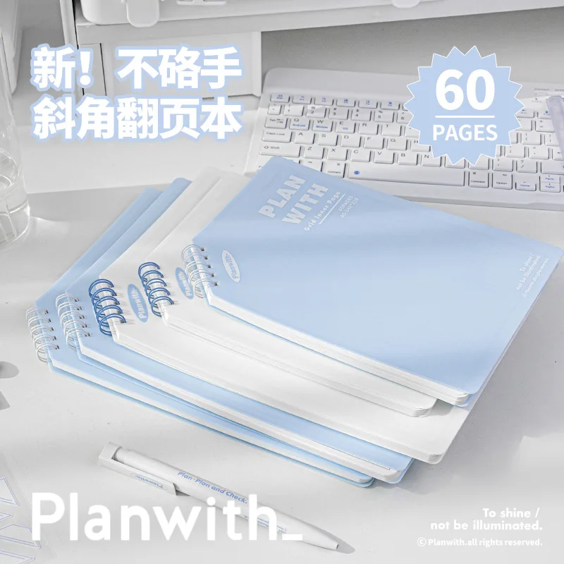 RosyPosy Plan with Oblique series diagonal notebook minimalist memo B5 notebook coil book