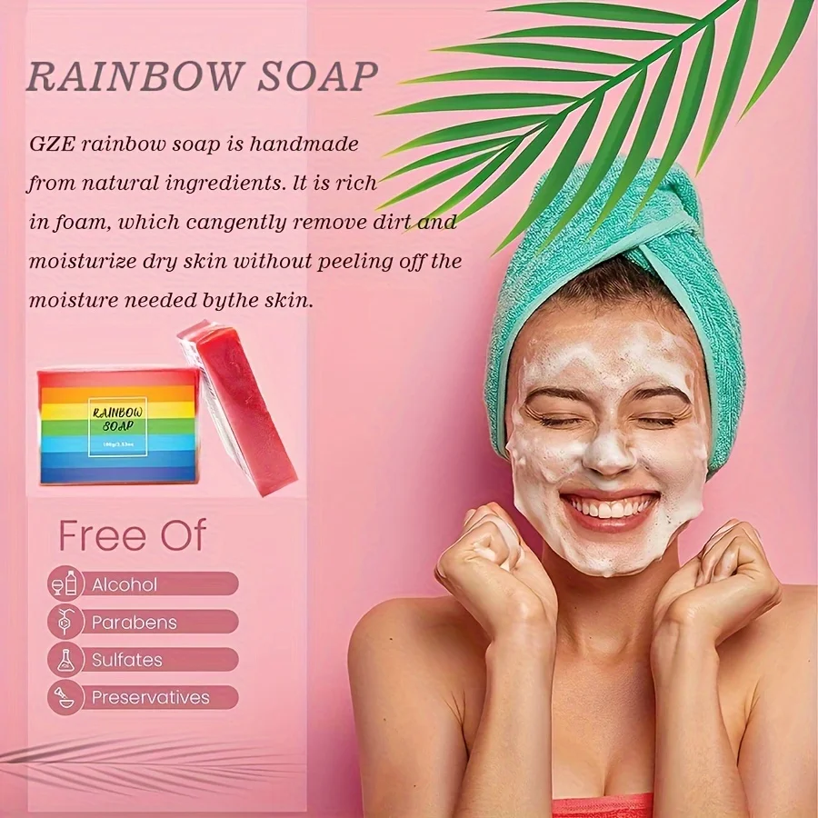 GZE Three Color 3 in 1 Handmade Soap Body Restore, Healthy Glow, Rejuvenating, Exfoliating Private Intimate Part